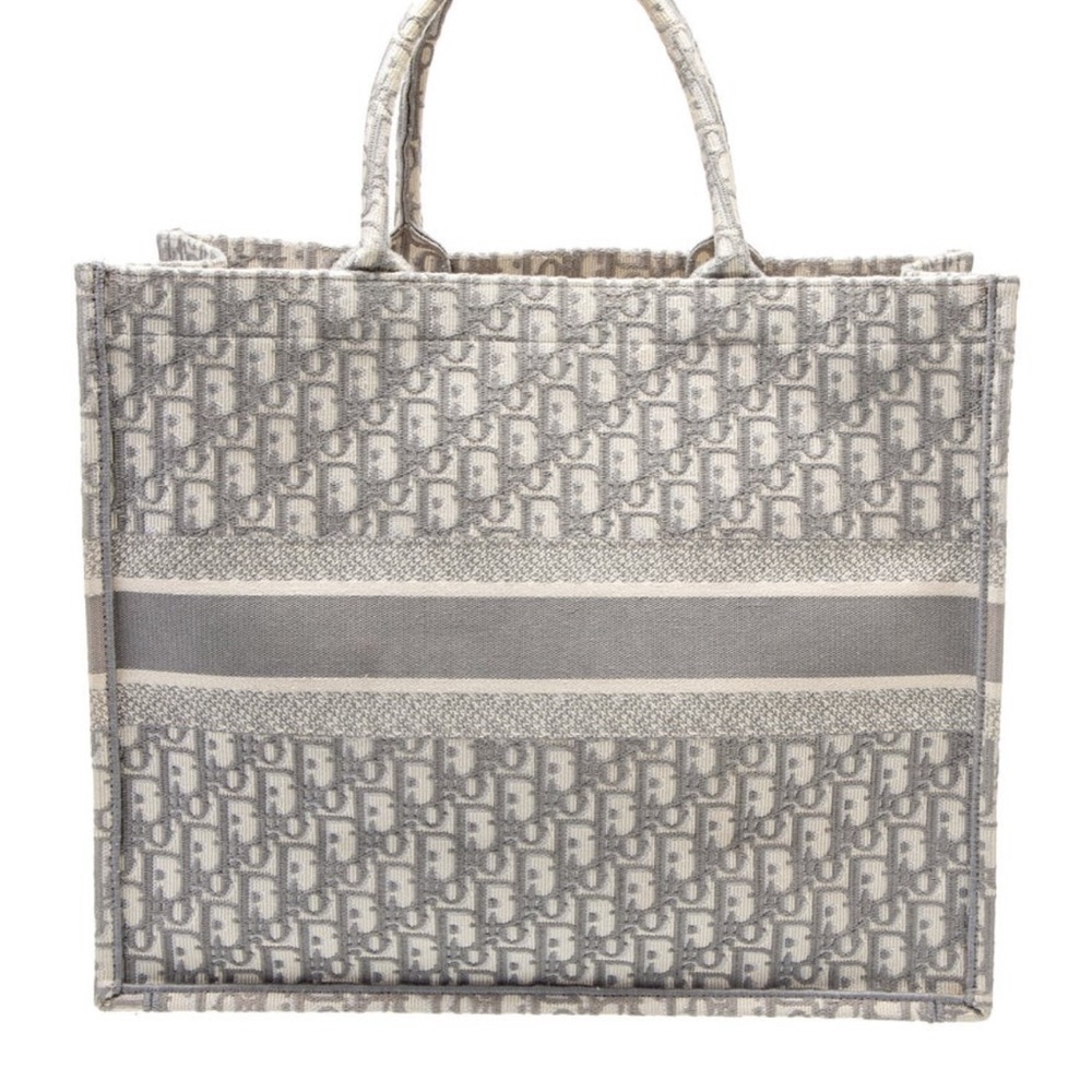 Authentic Dior Gray Large Book Tote Bag - Picture 3 of 6